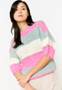 COLOR BLOCK - Pulover - pink bubblegum
