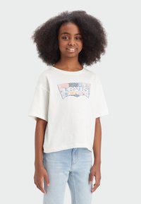 Levi's® - MEET AND GREET ORGANIC TEE - T-shirt imprimé - white alyssum Image miniature 1