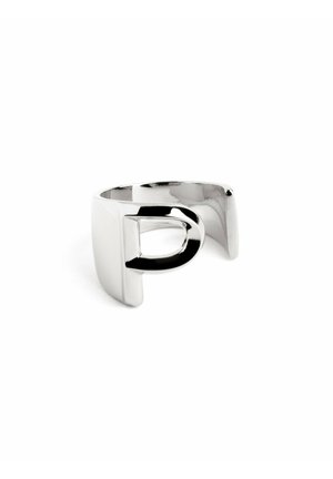 PERSONALIZED LETTER SIGNET - Ring - letra p color plata
