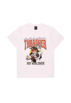 HUF RINCON TEE - T-shirt print - white