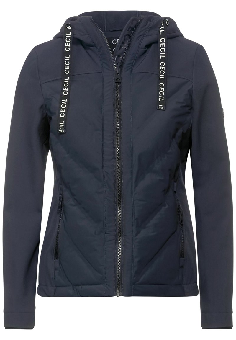 Damen Leichte Jacken | Cecil Übergangsjacke blau/dunkelblau - JN64513 Damen Leichte Jacken | Cecil Übergangsjacke blau/dunkelblau - JN64513