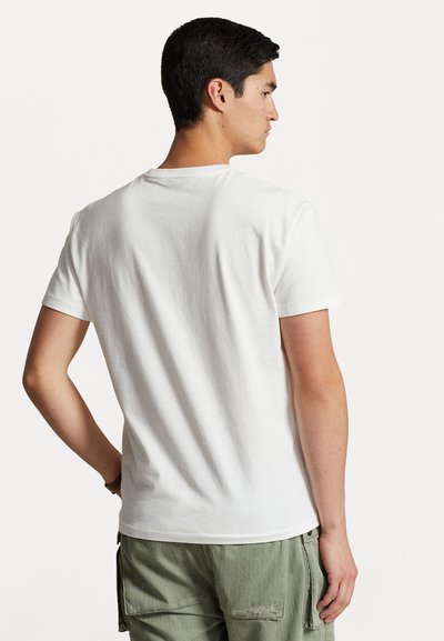Polo Ralph Lauren SHORT SLEEVE - T-shirt med print - classic oxford white