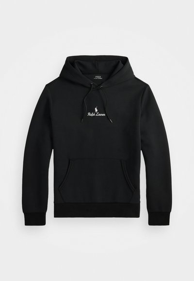 Polo Ralph Lauren LOGO DOUBLE-KNIT HOODIE - Sportinis megztinis - black