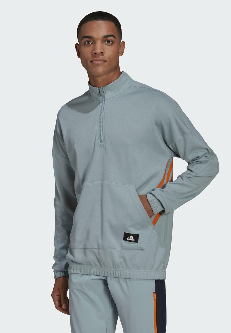 adidas Performance M TRVL 1/4 ZIP - Felpa - grey