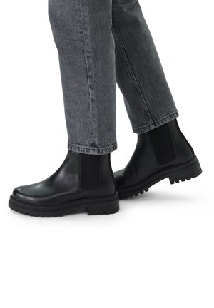 Manfield CHELSEA  - Plateaustiefelette - schwarz