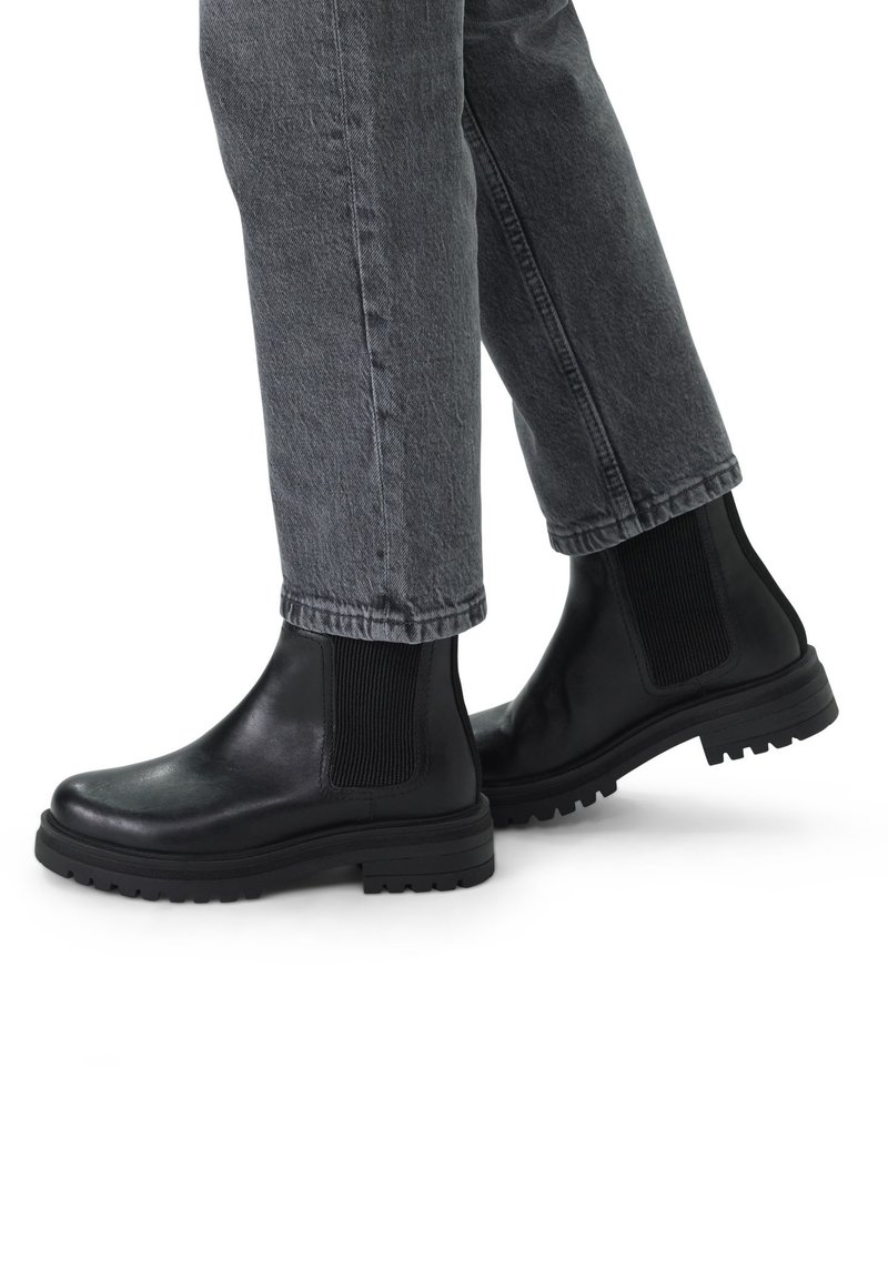 Manfield CHELSEA  - Stivaletti con plateau - schwarz