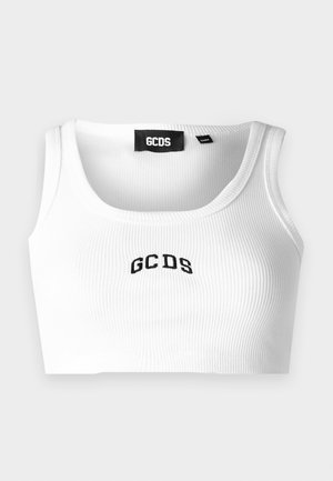 GCDS LOUNGE LOGO MINI  - Débardeur - bianco ottico