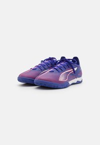 Puma ULTRA 5 MATCH IT - Chaussures de foot en salle - lapis lazuli/white/sunset glow
