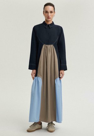 Touché Privé COLOR BLOCK DRESS - Vestito lungo - navy blue