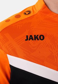 JAKO TEAMSPORT - ICONIC HALFZIP - Longsleeve - schwarzorange