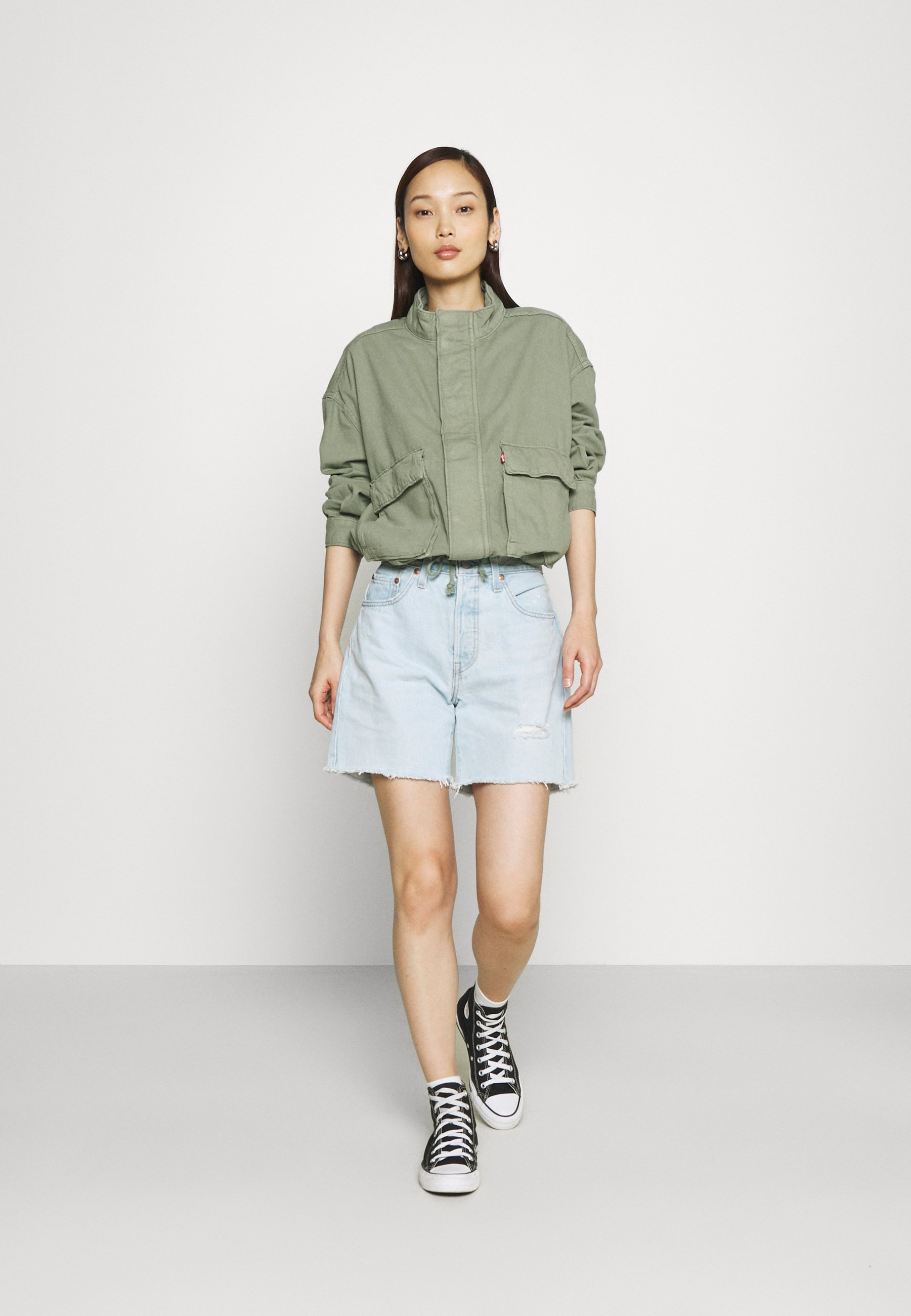 Levi's® SURPLUS UTILITY JACKET - Denim jacket - sea spray/khaki -  Zalando.co.uk