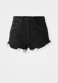 MAIA MID RISE HOT PANTS - Jeans Shorts - tuned black
