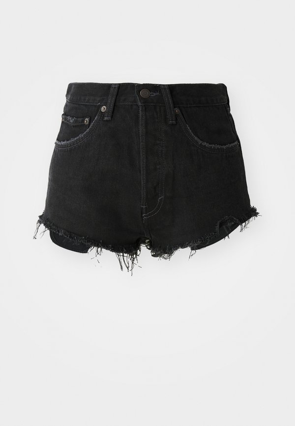 MAIA MID RISE HOT PANTS - Denim shorts3