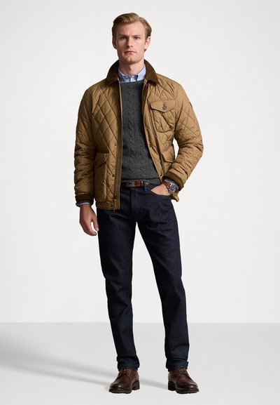 Polo Ralph Lauren THE BEATON QUILTED JACKET - Lengva striukė - honey brown