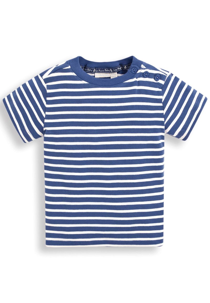 JoJo Maman Bébé Tričko s potlačou - indigo