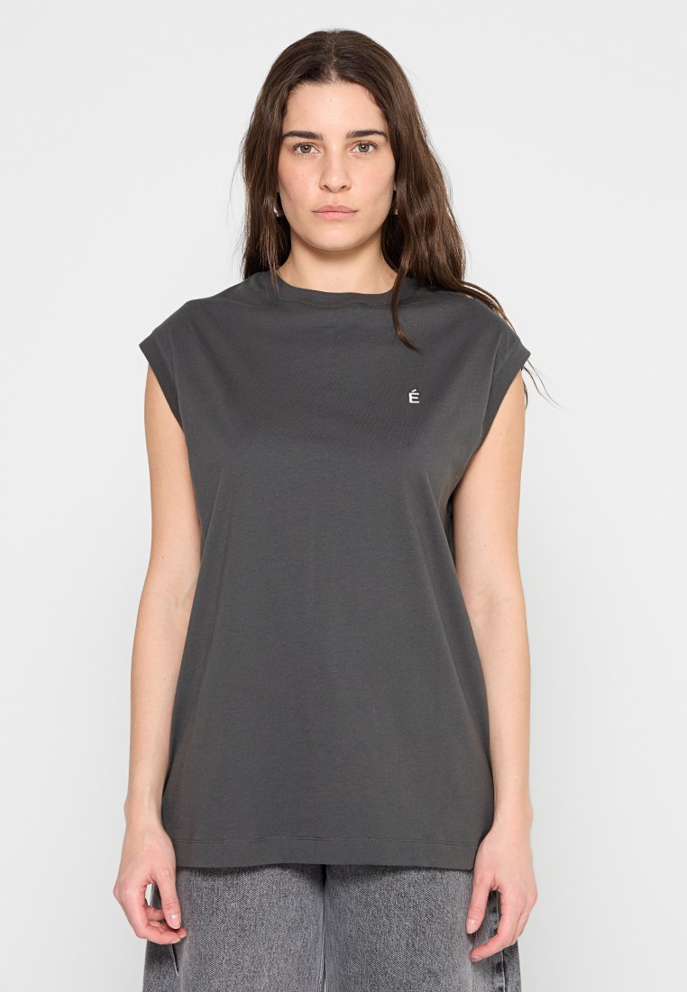 Études T-shirt basic zwart