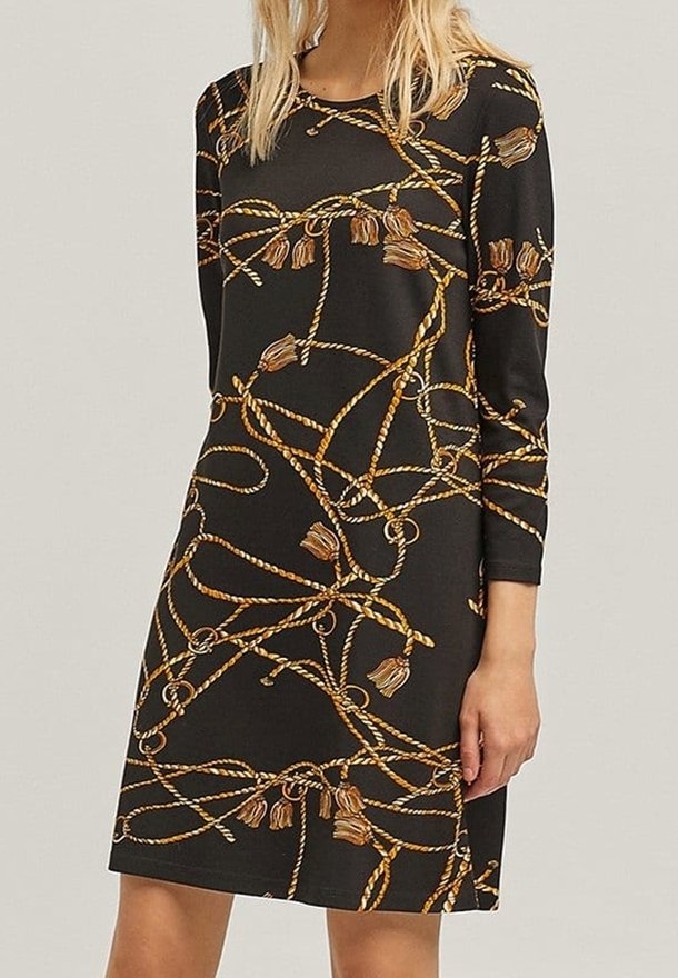 Stradivarius Robe de jour - gold-coloured