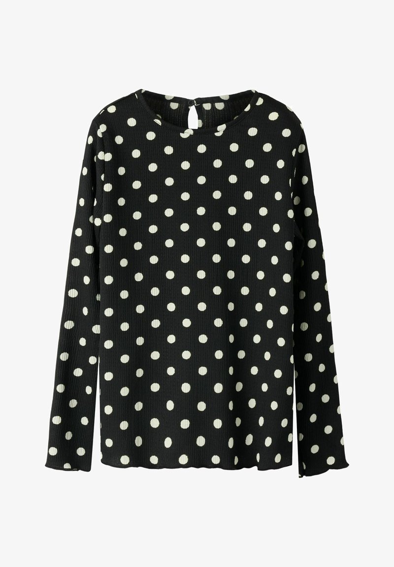 Name it REGULAR FIT - Langarmshirt - black