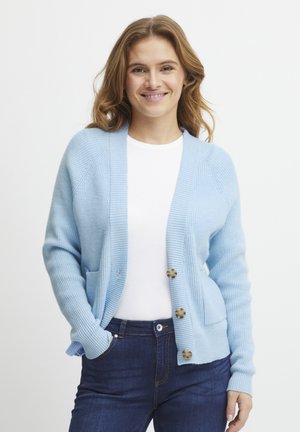 MILO VNECK  - Chaqueta de punto - blue bell melange