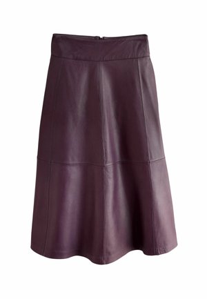Trapecinis sijonas - berry red