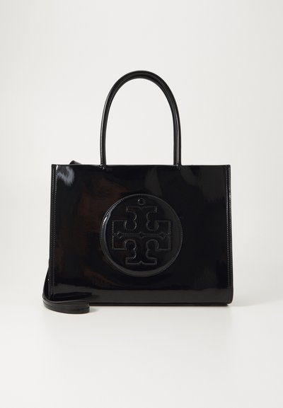Tory Burch ELLA BIO PATENT SMALL TOTE - Borsa a mano - black