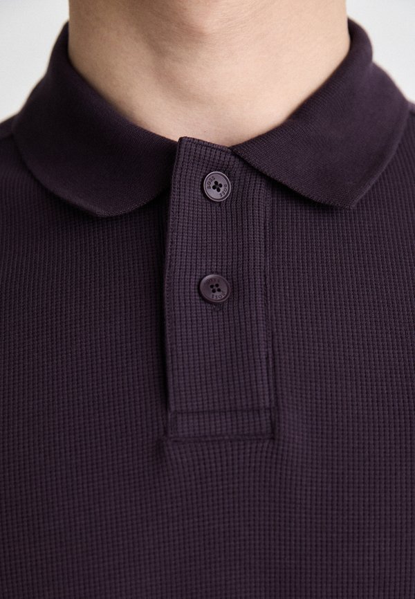 Long sleeved top - open purple4