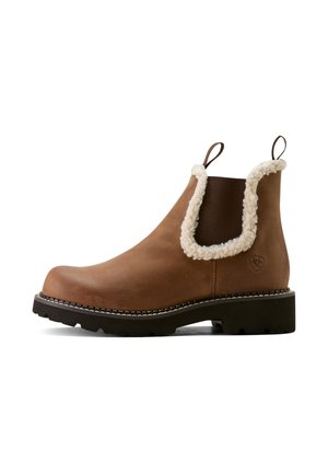 Winter boots - distressed brown