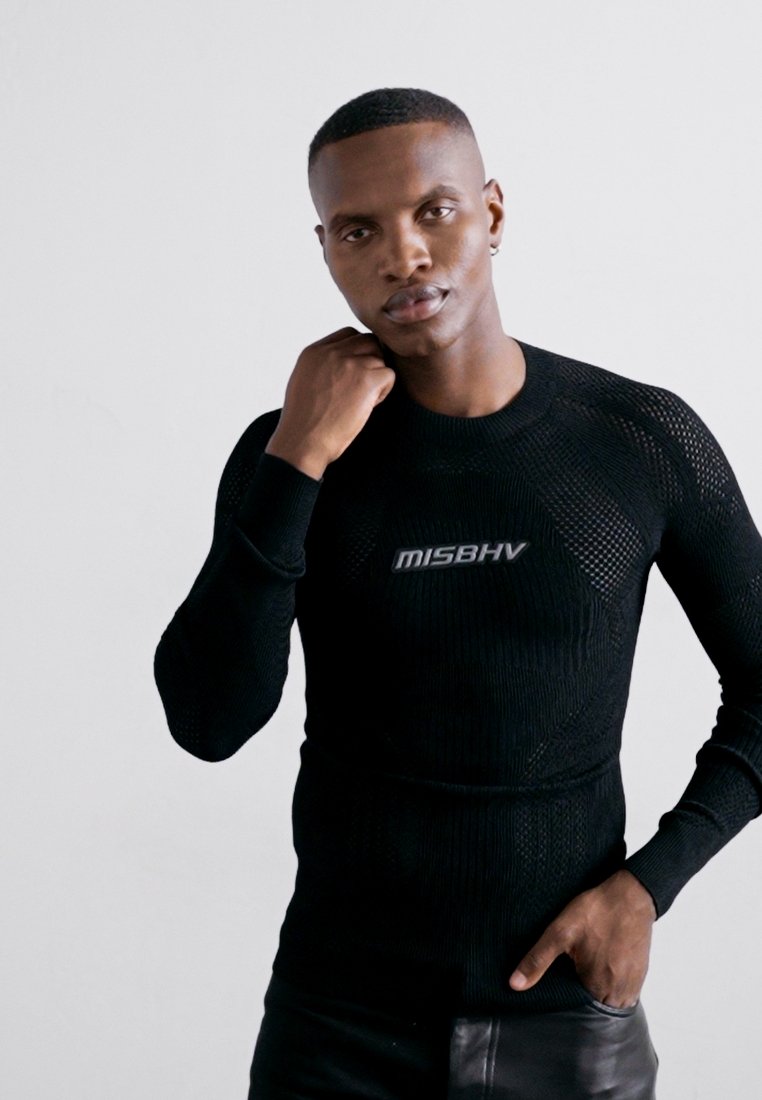 MISBHV FUTURE SPORT - Long sleeved top - black - Zalando.co.uk