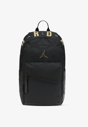 Jordan AIR PATROL BACKPACK UNISEX - Dnevni ruksak - black/gold-coloured