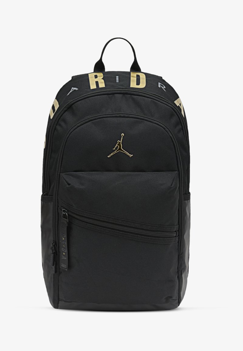 Jordan AIR PATROL BACKPACK UNISEX - Rucsac - black/gold-coloured