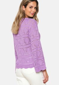 LolaLiza MACRAMÉ-STYLE - Pulover - lilac bright