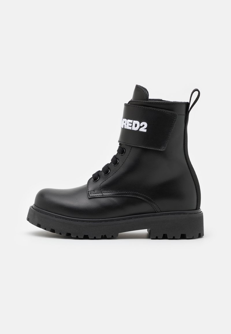 Kinder Bekleidung | Dsquared2 UNISEX Schnürstiefelette black/schwarz - IO72904 Kinder Bekleidung | Dsquared2 UNISEX Schnürstiefelette black/schwarz - IO72904