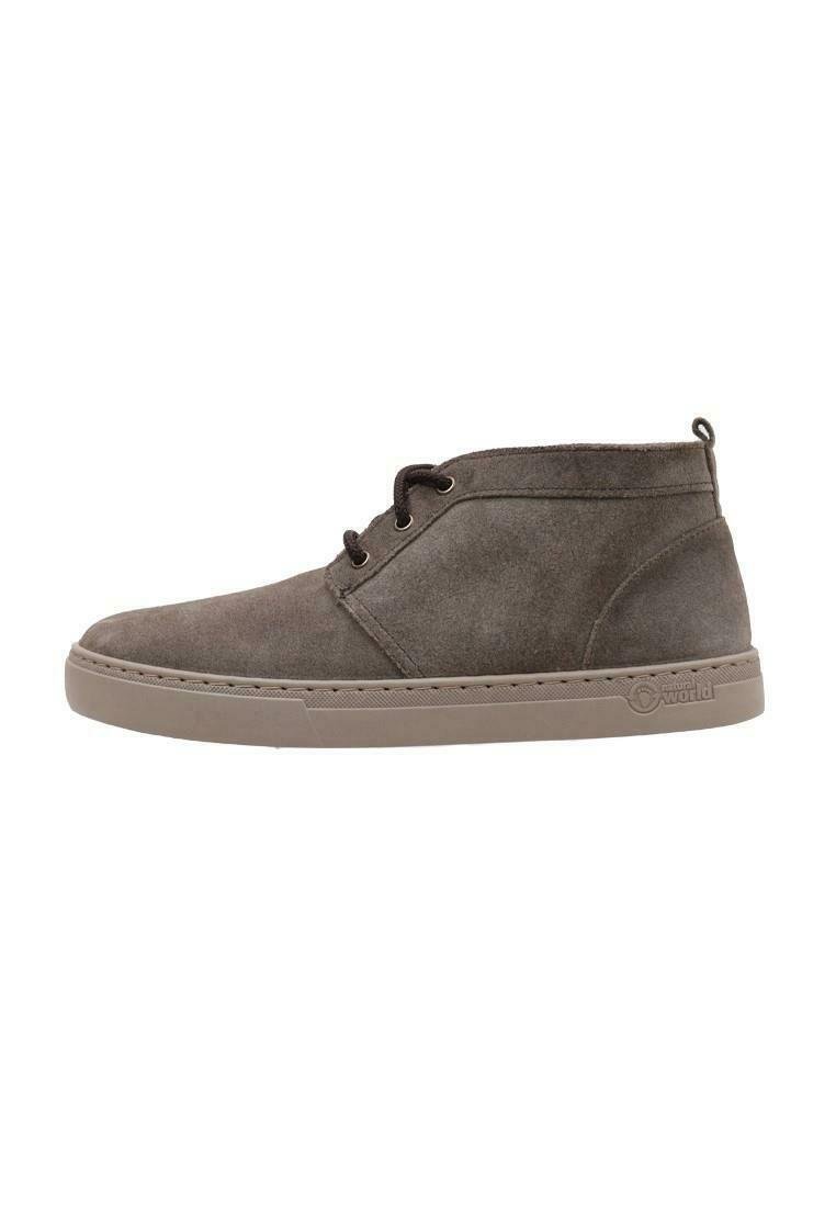 Natural World ALPE - Botines con cordones - brown