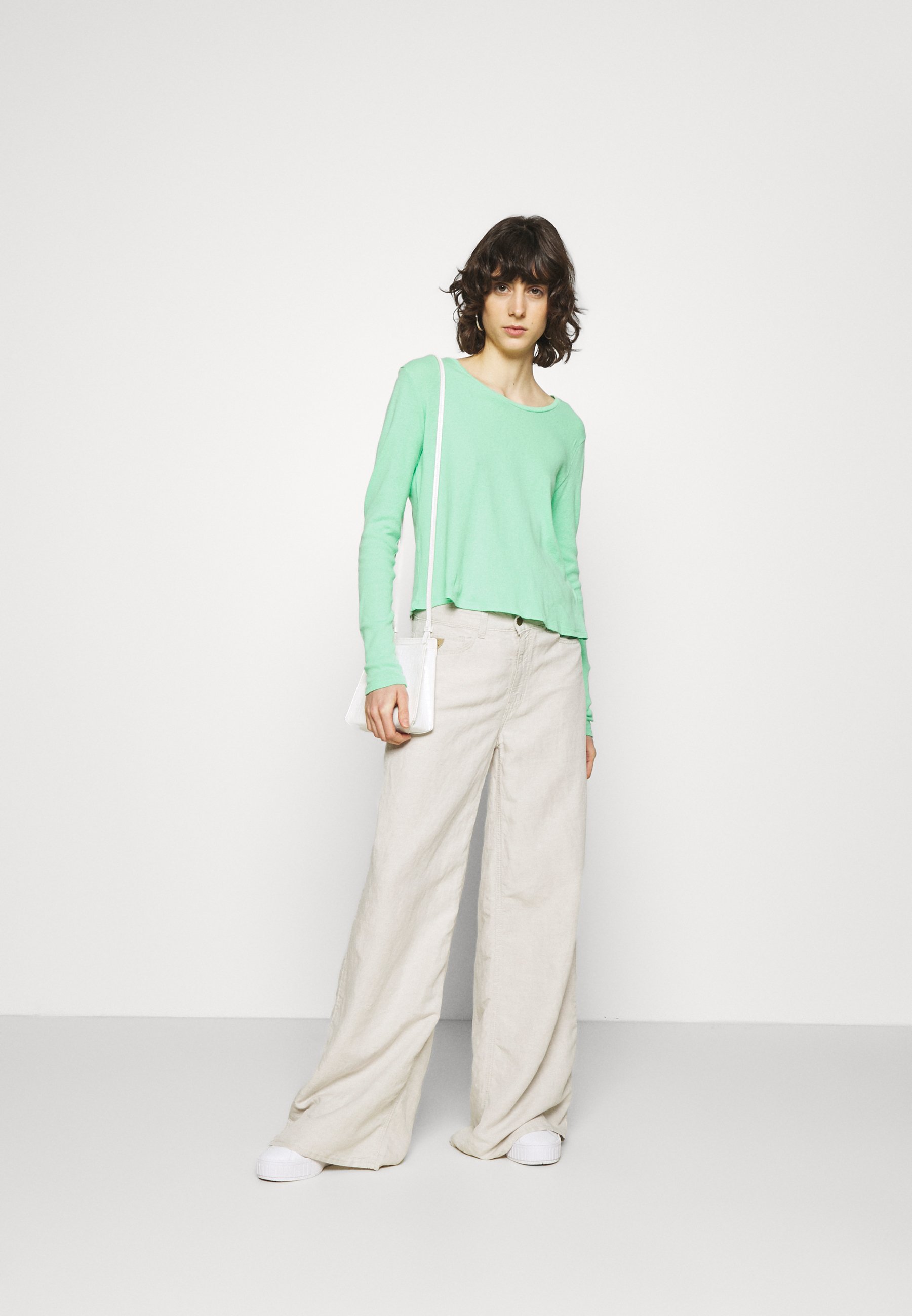 LOIS Jeans PALAZZO - Pantaloni - rinse/avorio - Zalando