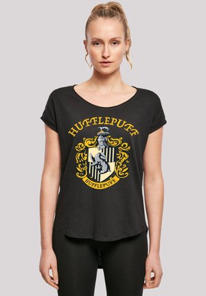 HARRY POTTER HUFFLEPUFF CREST - Print T-shirt - black