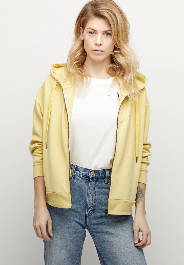 FLORENCE - Huvtröja med dragkedja - vanilla
