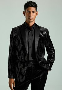 Next REGULAR FIT SEQUIN - Sakko - black