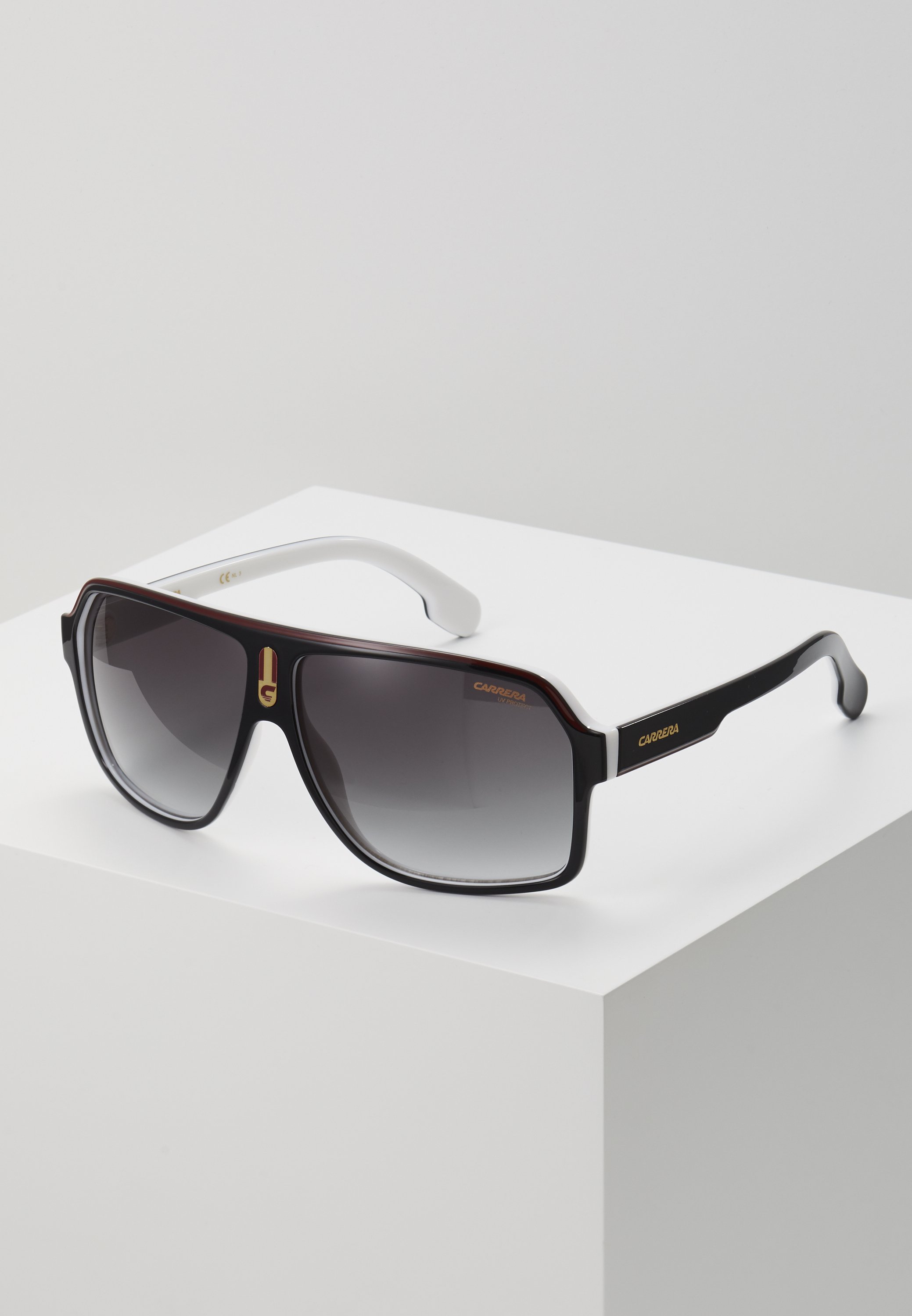 Carrera Occhiali Da Sole 150/S 807 55 - Modello Sportivo In Nero Lucido - Made In Italy