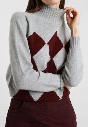 FANTASIA ROMBI - Maglione - grigio