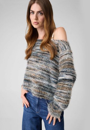 Guess, LS BN JUSTINA SPACE DYE TOP - Pullover - fkp sweet mint multi