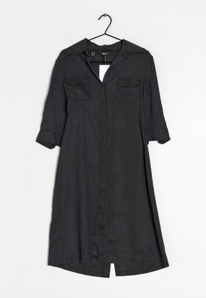 Mango, Skjortekjole - black