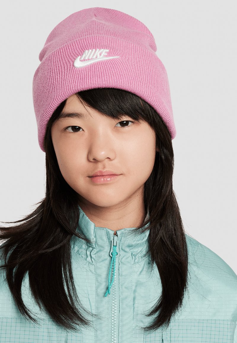 Nike Sportswear PEAK BEANIE UNISEX - Pletena kapa - magic flamingo