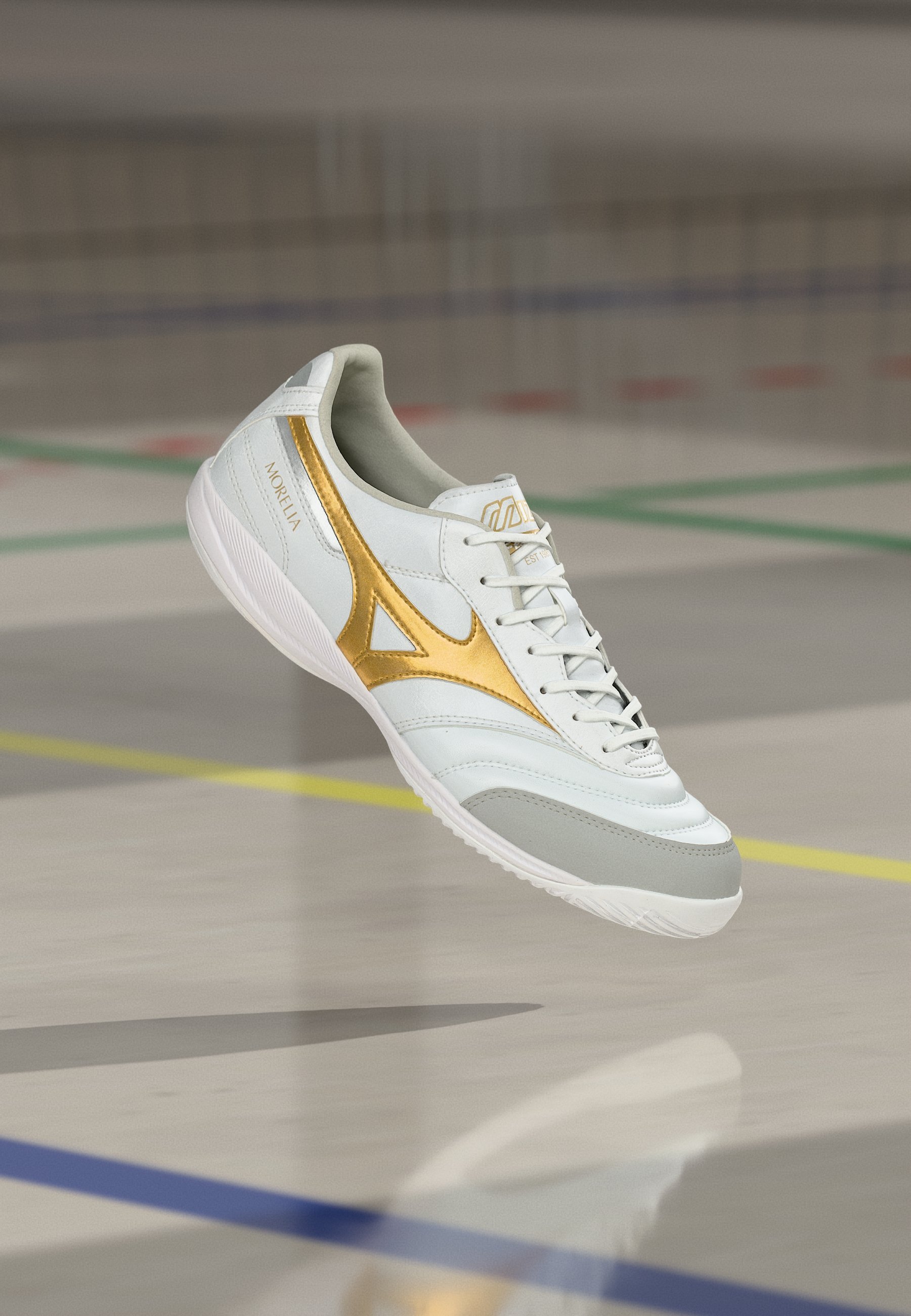 Mizuno MORELIA SALA PRO IN UNISEX - Indoor football boots - white