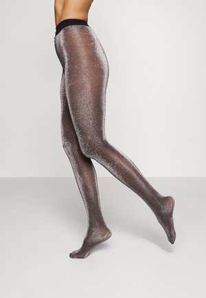 TORA SHIMMERY - Strumpfhose - black/silver