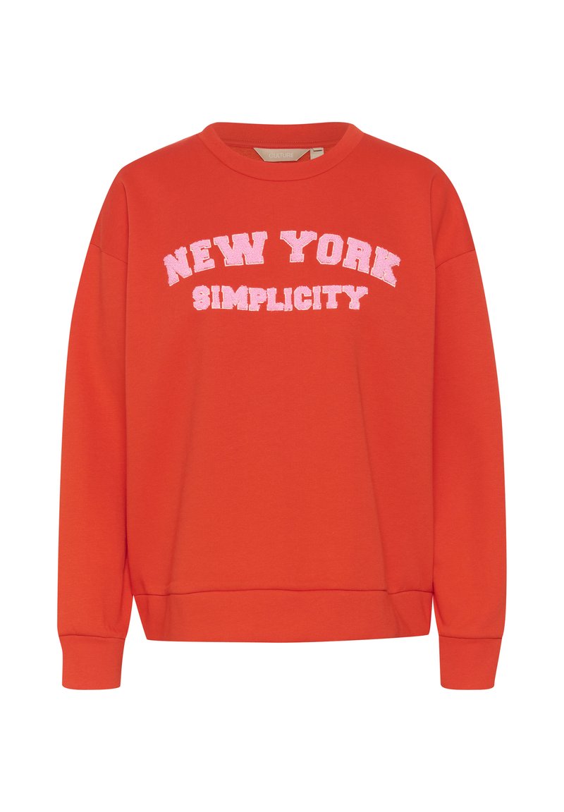culture Sweater rood