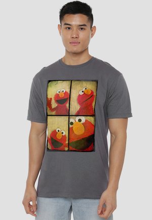 SESAME STREET PHOTO BOOTH ELMO - Print T-shirt - anthracite
