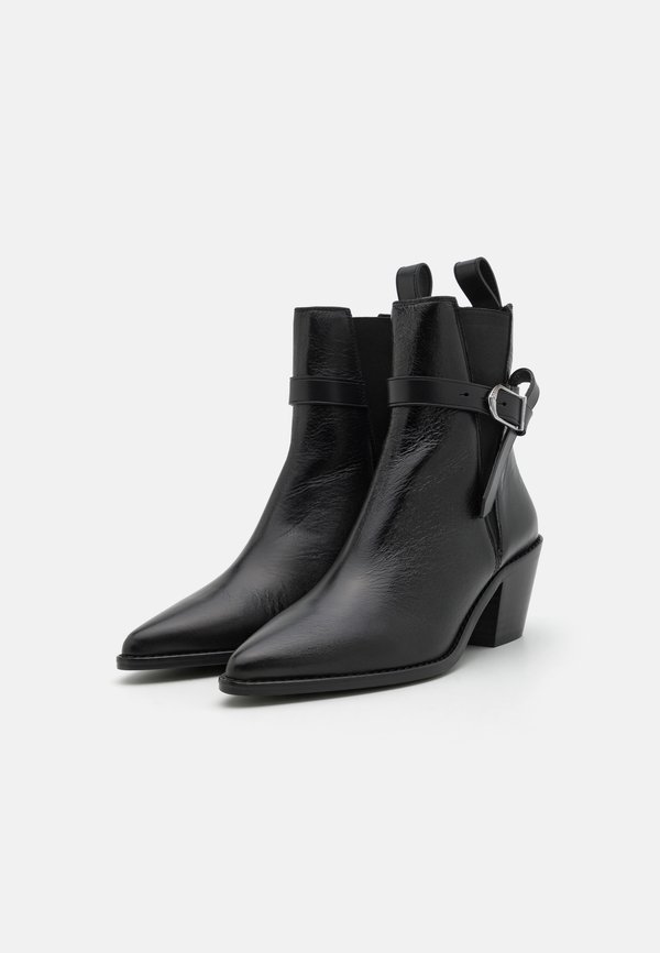 TYLER VINTAGE - Cowboy/biker ankle boot - noir4