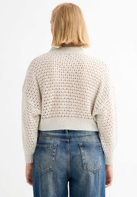 INSIDE PUNTO CALADO - Jersey de punto - beige