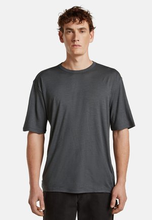 icebreaker, M M 150 TECH L SS REL T - T-shirt basic - obsidian