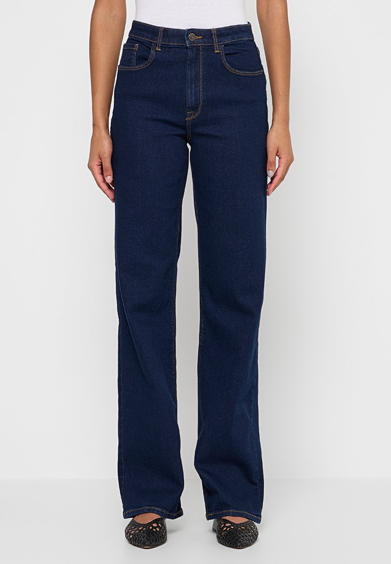 ONLY Jeans Straight Leg dunkelblau
